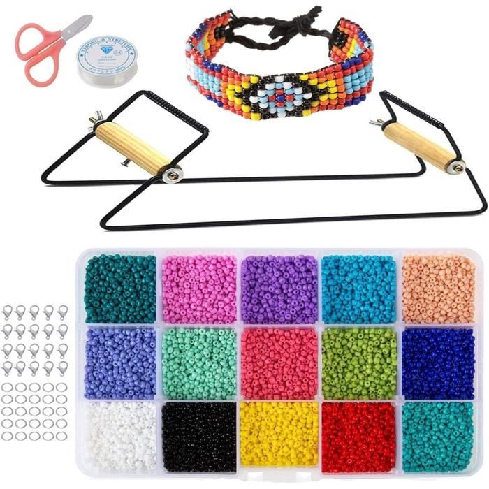 Kit Métier à Tisser Perles MUMIAO - Avec Perles Et Accessoires Pour Bijoux