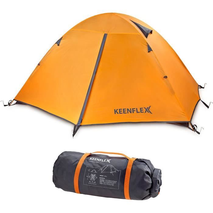 KeenFlex Tente de Camping 2 Personnes Double Couche Ultra légère18