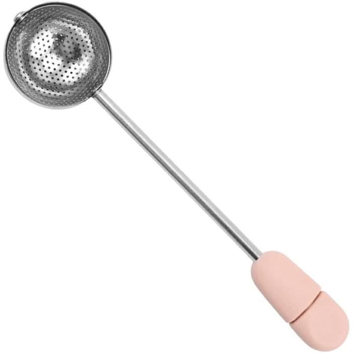 Hiware Lot De 8 Cuillères à Thé Glacé à Manche Long De 22,9 Cm, Cuillères à Café, Cuillères à Crème Glacée, Cuillères à Cocktail En Acier Inoxydable