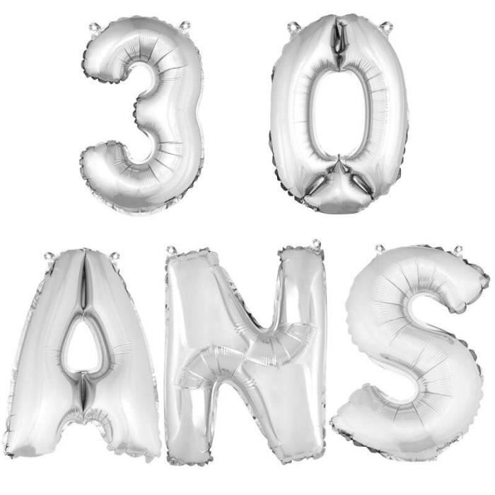 Ballon Aluminium Anniversaire 30 Ans Argent X1 Achat Vente Ballon Decoratif Cdiscount Ballon Aluminium Anniversaire 30 Ans Argent X1 Achat Vente Ballon Decoratif Cdiscount