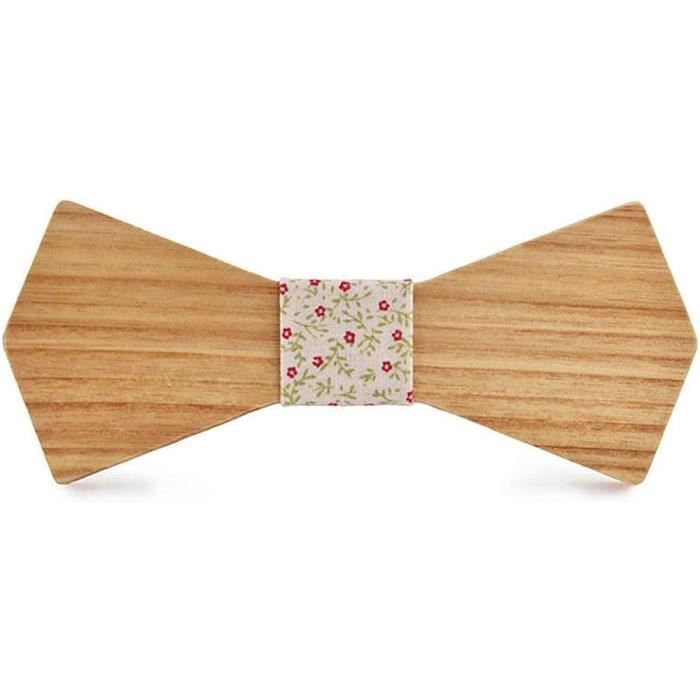 Nœud Papillon Ancien En Velours De Rayonne Noir - Style Gentleman Vintage - Pour Costume Ou Collection