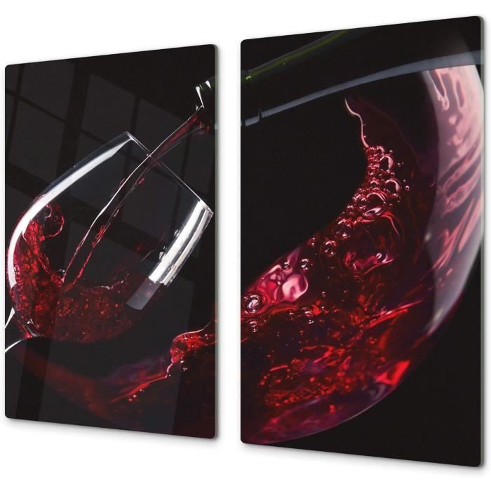 Planche De Cuisine En Verre Trempé – Ange Antique Johan Teyler, 60x52 Cm, Blanche