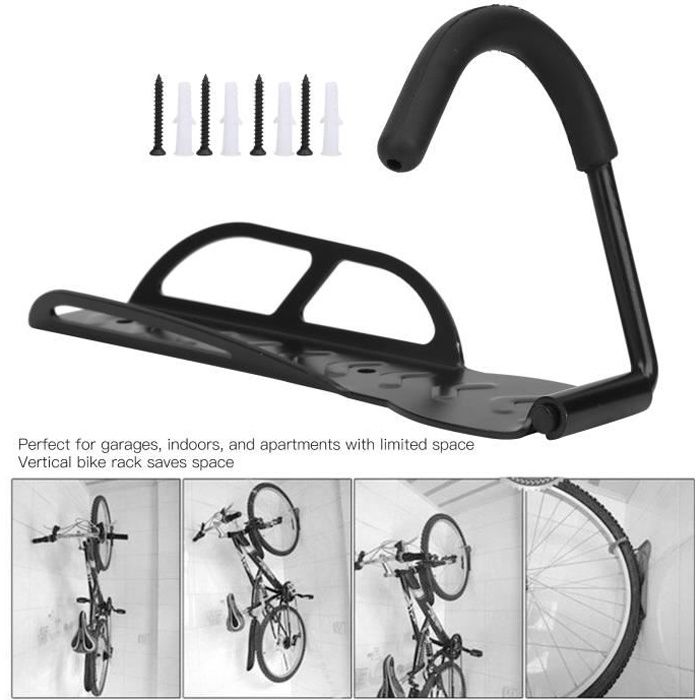 Primematik - Support mural de vélo avec crochet pliable pour rangement de  bicyclette 2-pack - Vélo électrique - Rue du Commerce