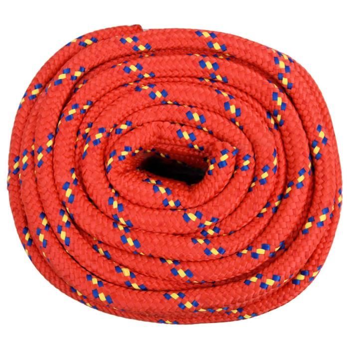 Corde De Bateau Orange 5mm 25m Polypropylène - Résistante Et Polyvalente