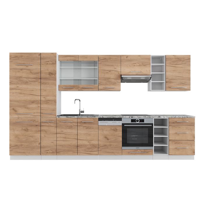 Cusne Fame-Lne 140cm chêne/vert style rustque sngle Vcco en 2024