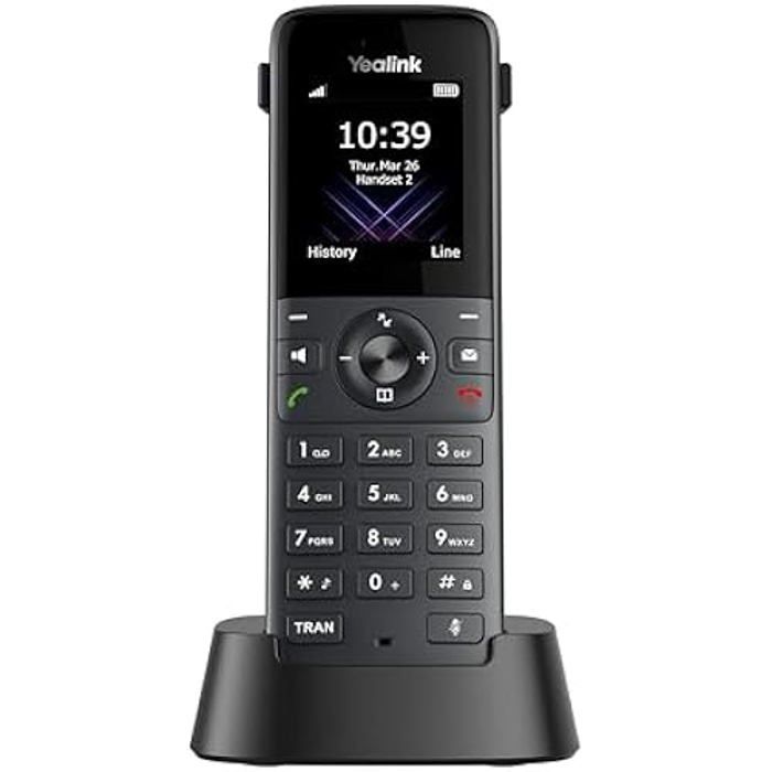 Téléphone sans fil - YEALINK - W74H - VoIP - Noir - Mains libres