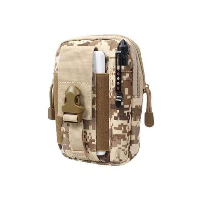 Pochette Tactique Large MOLLE - 29x19x8 Cm - Pour Gilet De Chasse, Ceinture - Organisation Airsoft, Chasse