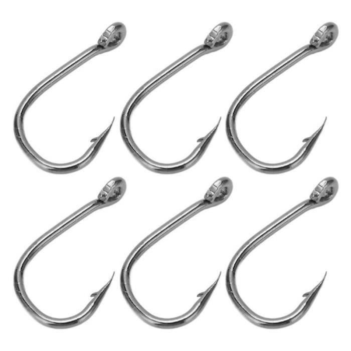 1000 Hameçons De Pêche Aberdeen Taille 2 - Nickelés - Pour Pêche En Mer Ou Rivière
