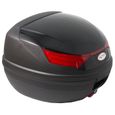 Top Case Moto Bagage Coffer Valise Fermeture 32 lt.Quad Touring noir-1