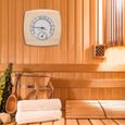 accessoires de salle de sauna Thermo-hygromètre en bois Thermomètre hygromètre pour accessoire de salle de bain Sauna-1