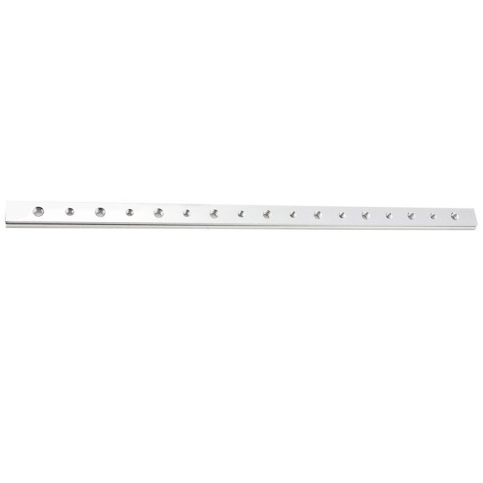 Gabarit de rail à onglet en alliage d'aluminium 30/45, fente en T pour fixation de vis en T (450