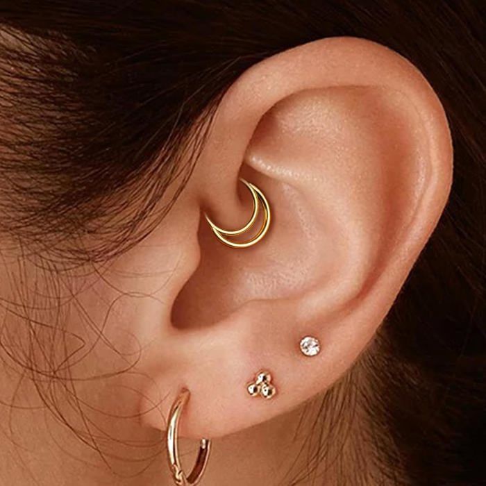 Piercing Clicker Titane G23 Hypoallergénique Septum Hélix Tragus Conch ...