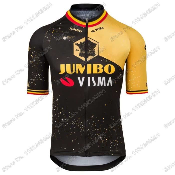 L Maillot de Cyclisme Jumbo Visma France Tour pour Homme