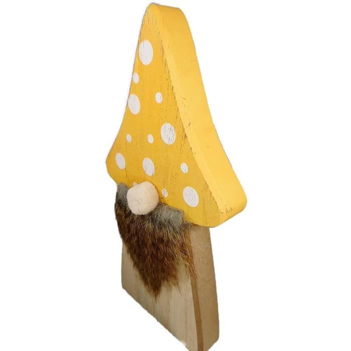 Figurine Lutin Automne 37-50cm – Pieds Télescopiques, Peluche Rembourrée, Décoration Table/étagère/thème Automnal