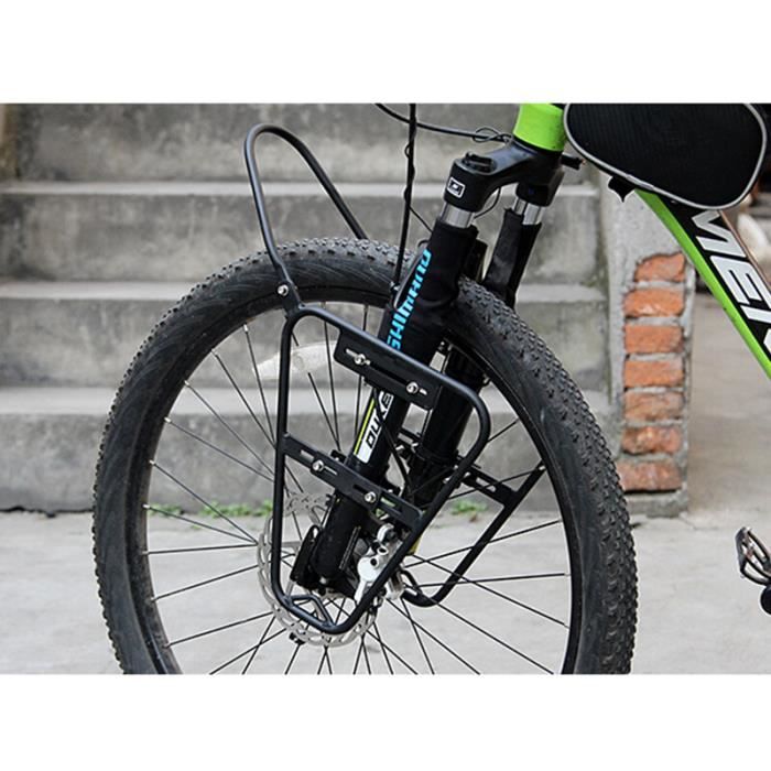 Porte-Bagage Avant Vélo WLDOCA 15kg - Compatible Freins Disque Et V-Brake