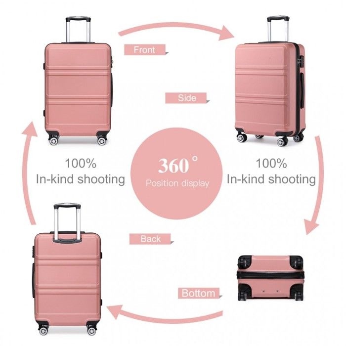 Kono Valise de Taille Moyenne, 66cm Valise de Voyage Extensible Kono Valise de Taille Moyenne, 66cm Valise de Voyage Extensible
