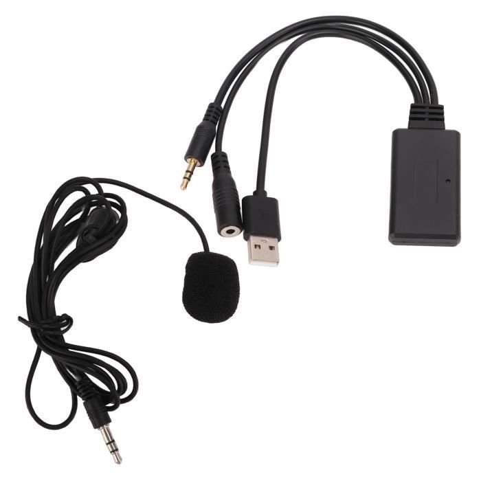 Adaptateur Bluetooth AUX Pour Autoradio Alpine / Pioneer – Module Voiture Avec Micro Mains-Libres