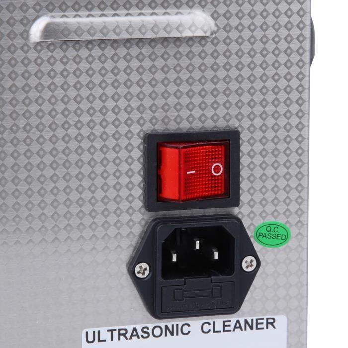 Nettoyeur Ultrasonique Nettoyage à Ultrasons 15L - Bijoux Lunettes Disques  Outils - 240V Température 0 à 80°