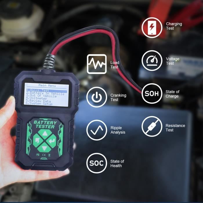 Testeur De Fréquence Clé Voiture - Testeur Télécommande Portable Avec Détection IR, Compteur Numérique