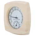 accessoires de salle de sauna Thermo-hygromètre en bois Thermomètre hygromètre pour accessoire de salle de bain Sauna-2