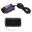 Câble USB OBD2 voiture Diagnostics Scanner de support logiciel système pour Benz BMW Citroen HB049-2