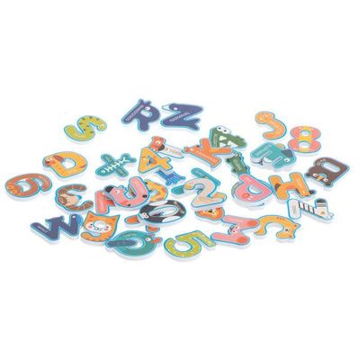 Jouets De Bain Lettres & Chiffres – Lot De 36 En Mousse + Sac De Rangement - 8