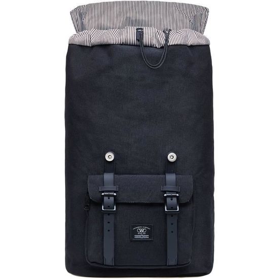 KAUKKO Sac a Dos Loisir pour 15 Pouces Ordinateur Portable 27 17 47 cm 21.57 L Noir JNL D2 03 Cdiscount Bagagerie Maroquinerie
