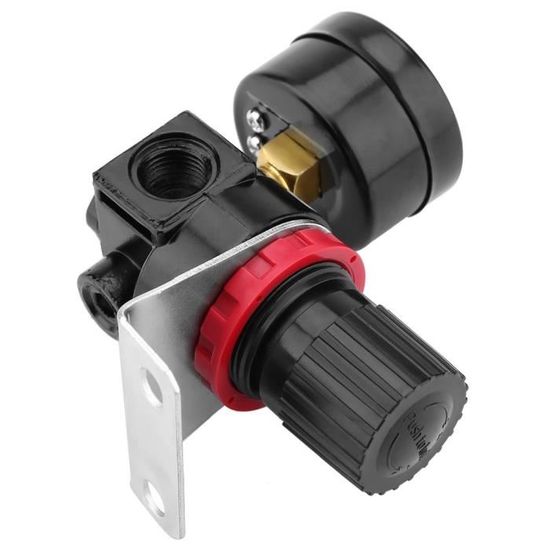 Régulateur De Pression D'air AR2000 Qiilu - Manomètre Pour Compresseur, Vanne Réducteur G1/4, 0.05-1 MPa - 4