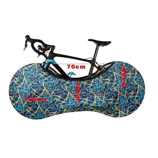 Housse De Protection Pour Vélo Bleu Moto Protection De Pluie Pour Protéger Un Vélo (ou VAE) ☆ Petit Prix Couvre Rayon Bleu