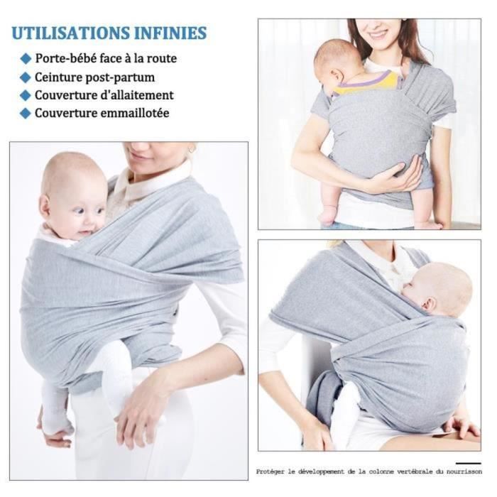 Echarpe de portage discount bebe de face