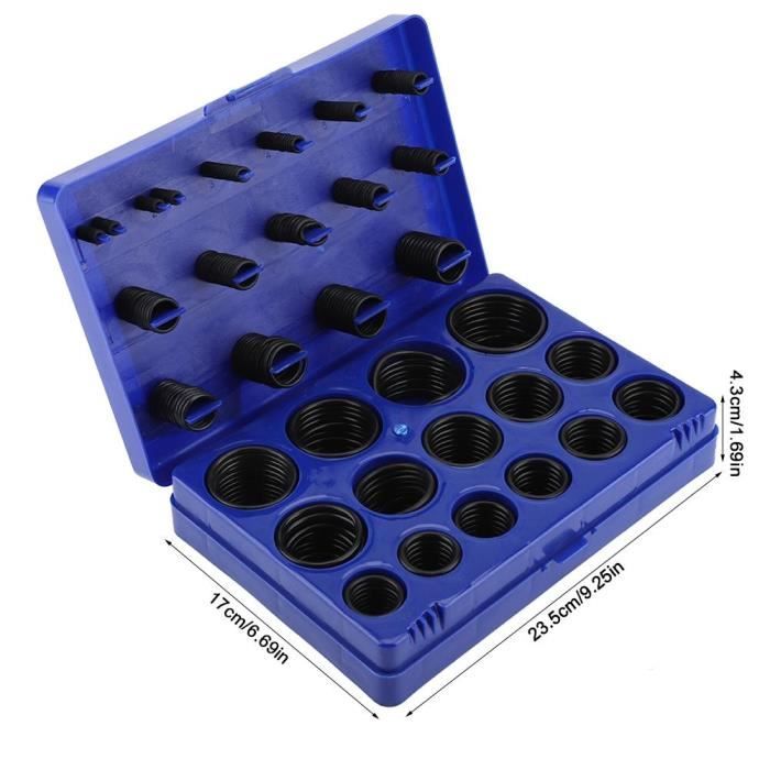 Lot De 100 Joints Toriques En Nitrile (NBR) - Dimensions 0.5x2.5x1mm (IDxODxFil) - Résistants à L'huile - 9