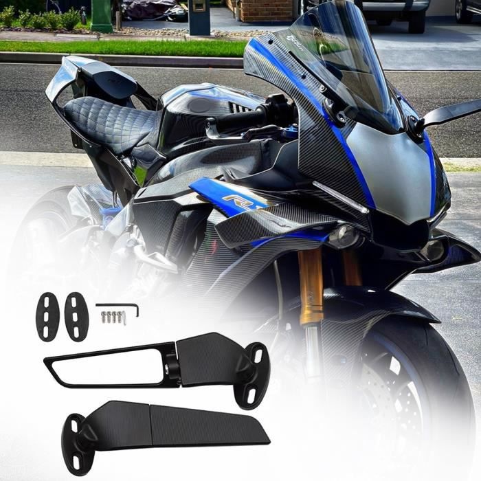 AULESSE 1 Paire Rétroviseurs Moto E57, Universel Réglable 360° Rétroviseurs Latéraux de Moto pour CBR600 CBR900 CBR1000 F4 HYOSUNG GT125R GT250R GT650R GT650S AULESSE 1 Paire Rétroviseurs Moto E57, Universel Réglable 360° Rétroviseurs Latéraux de Moto pour CBR600 CBR900 CBR1000 F4 HYOSUNG GT125R GT250R GT650R GT650S
