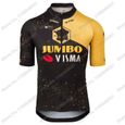 L - Maillot de Cyclisme Jumbo Visma France Tour pour Homme,Vêtements de cyclisme Wout van Aert Champion de Be-3