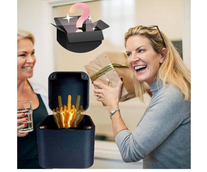 Doigt D'Honneur Dans Une Boîte - Cadeau Farce Et Surprise - Mécanisme Pop-Up - Pour Adultes Humoristiques