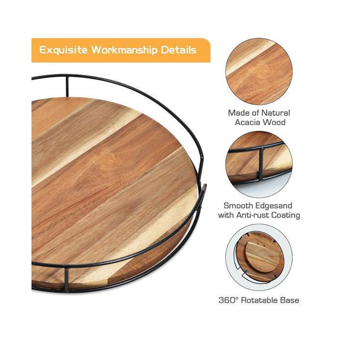 Générique Jeu De roulettes en Bois Jeu De Roulette De 12 Pouces Jeux De Table De Loisirs avec Plateau Tournant Européen Jeu De Roulette Accessoire De Jeu De Fête,A