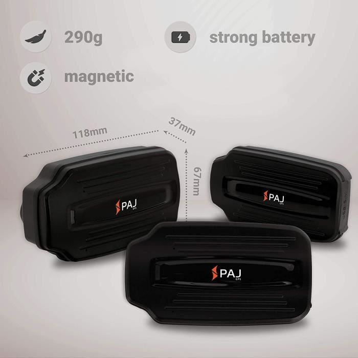 PAJ GPS Power Finder- Tracker GPS Voiture, Traceur GPS Moto et Plus  Encore-Traceur GPS Espion AIMANTÉ- Batterie 40 Jours d'autonomie -  Cdiscount Auto