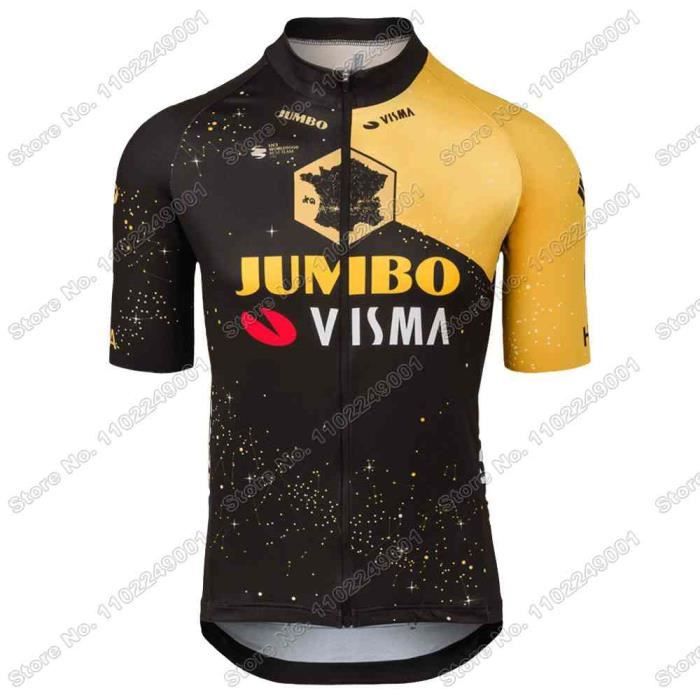 Maillot Cycliste Maillot Jumbo Visma 2020 Ensemble Cuissard Vélo