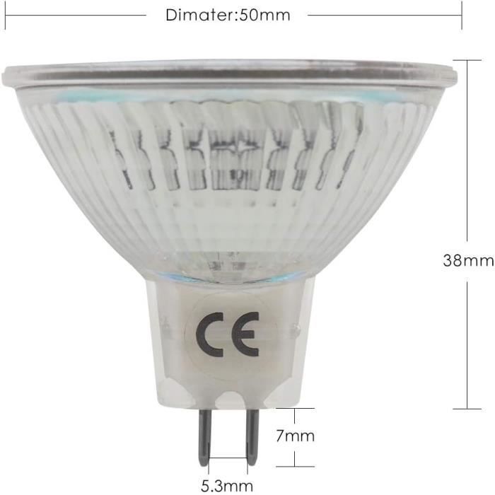 Ampoule LED MR16 12V/24V 7W réglable