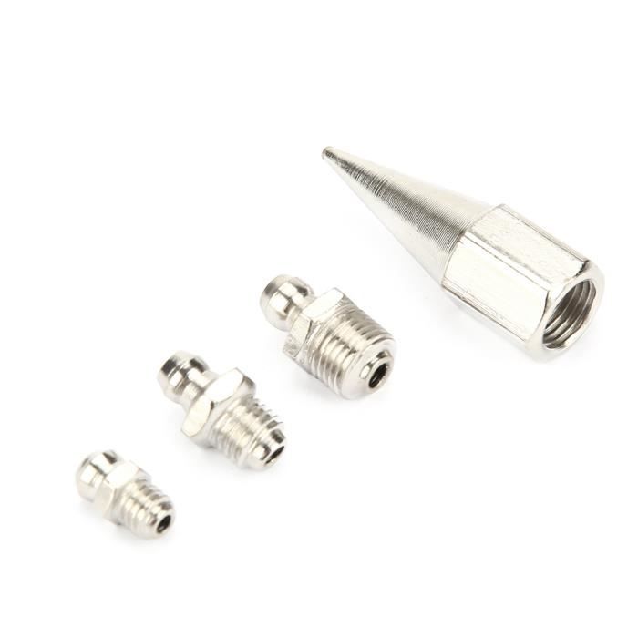 Kit De 28 Accessoires Pour Pistolet à Graisse - Raccords, Adaptateurs, Aiguille De Graissage