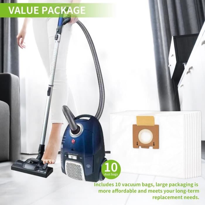 Sacs d'aspirateur pour Hoover TELIOS PLUS TE70 TE31011 4 pièces,  synthétique - remplacement - Cdiscount Electroménager