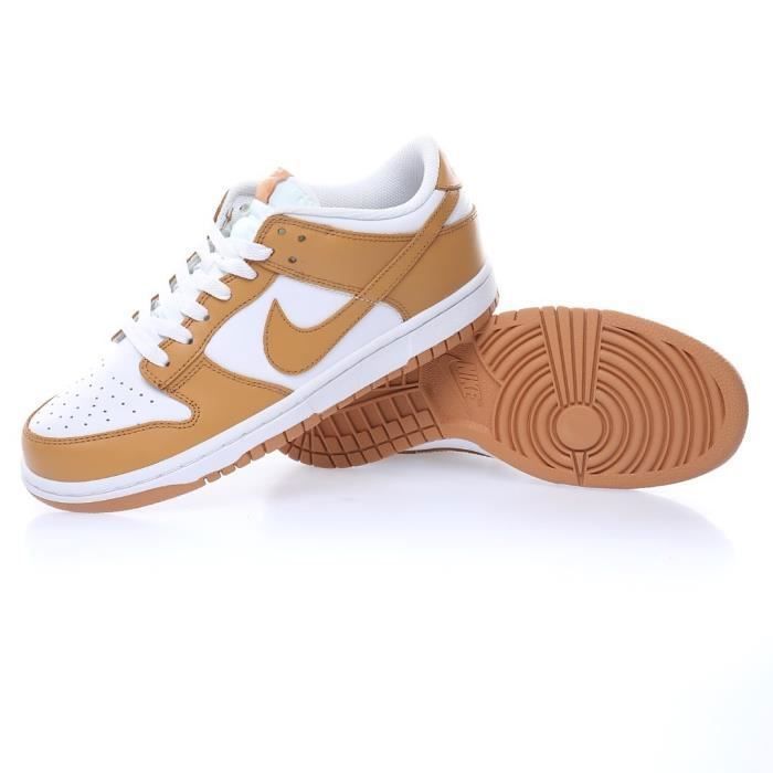 Baskets SB Dunk Low Homme et Femme Marron Cdiscount Chaussures