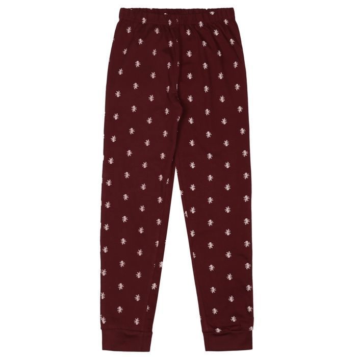 Harry Potter Ensemble Pyjama pour Femme - T-Shirt et Pantalon Long 2 Pièces, Coton Doux Design Gryffondor - Cadeau pour Adultes et Adolescents (Multicolore, XS
