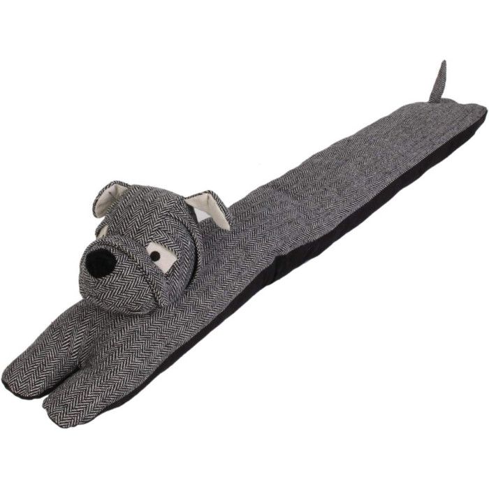 Boudin De Porte Teckel 80cm - Joint Isolant Fenêtre Et Porte, Décoration Pratique Gris Velours