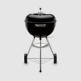 Barbecue à charbon - WEBER - Classic Kettle - Acier émaillé - Diamètre 47 cm - Thermomètre intégré-0