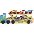 Porte-Voitures De Course Géant en bois MELISSA & DOUG - 6 véhicules inclus - Mixte - A partir de 3 ans