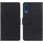 MOONCASE Galaxy A50 Housse en Cuir Flip Cover Folio Étui à Rabat Portefeuille Coque de protection pour Samsung Galaxy A50 6.4" -Noir