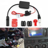 Haute Qualité Noir 12 V Voiture Automobile Radio Signal Amplificateur ANT-208 Auto FM Antenne Booster
