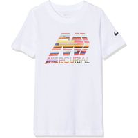 Nike Merc B NK Imperméable Tee Tshirt, Enfant, Blanc, S