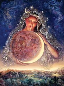 PUZZLE Josephine Wall – Moon Goddess (édition pailletée) 
