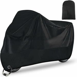 Housse De Protection Moto Honda Forza 750 - Tissu 190T Imperméable, Anti-UV, Antivol, Pour Extérieur (noir)